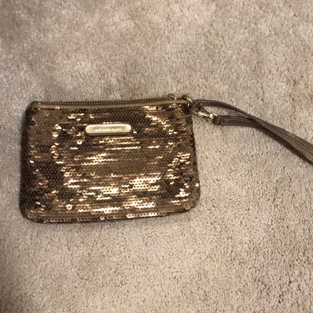 Michael Kors sequin wristlet